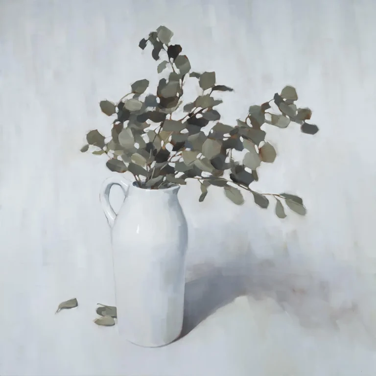 Leaves in a jug
