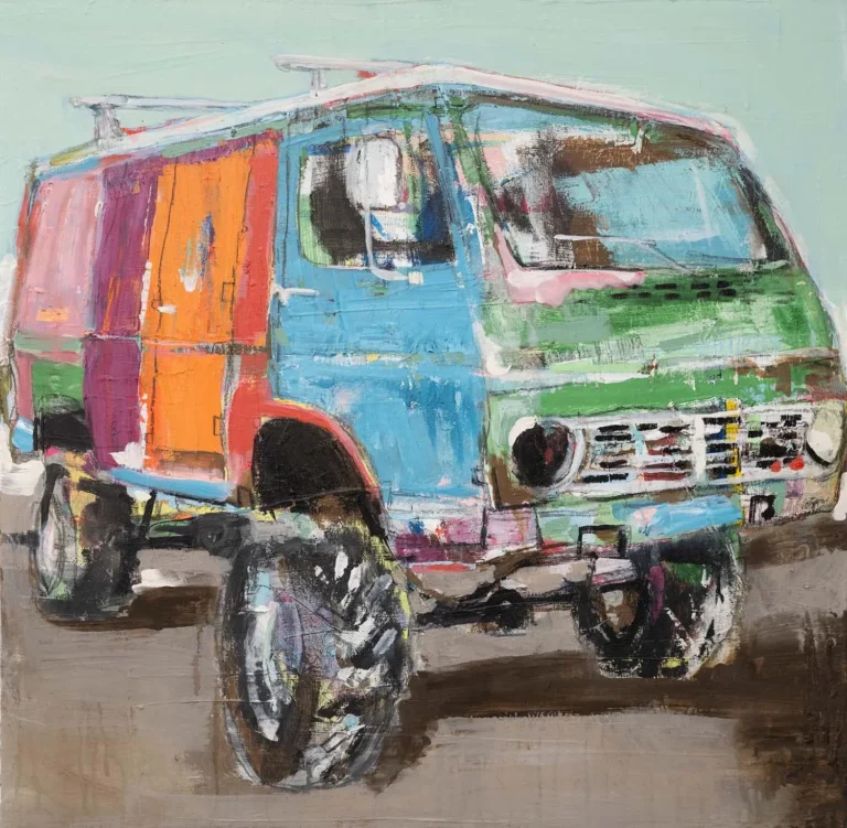 Rainbow apocalypse vehicle