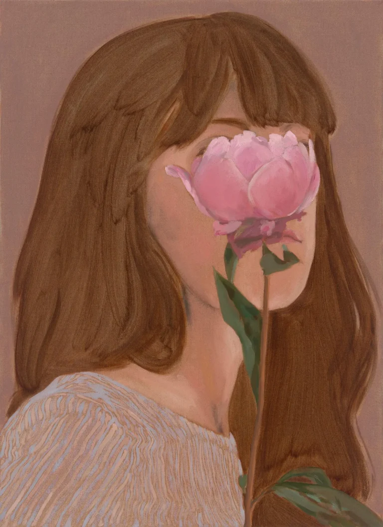 Self-portrait as Sarah Bernhardt peony