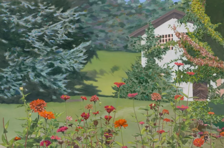 A twilit landscape