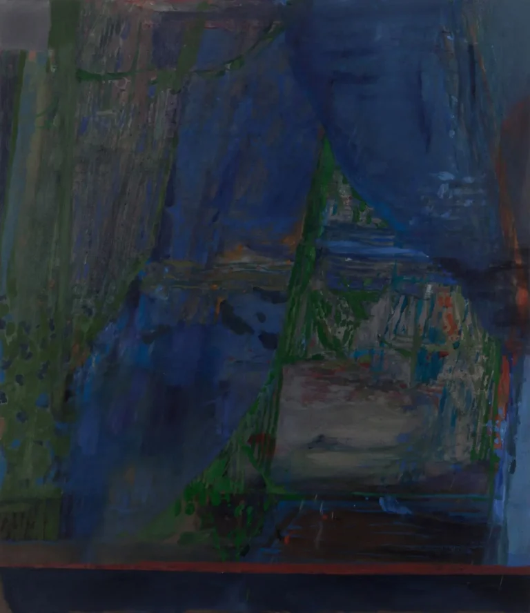 Blue interior veils