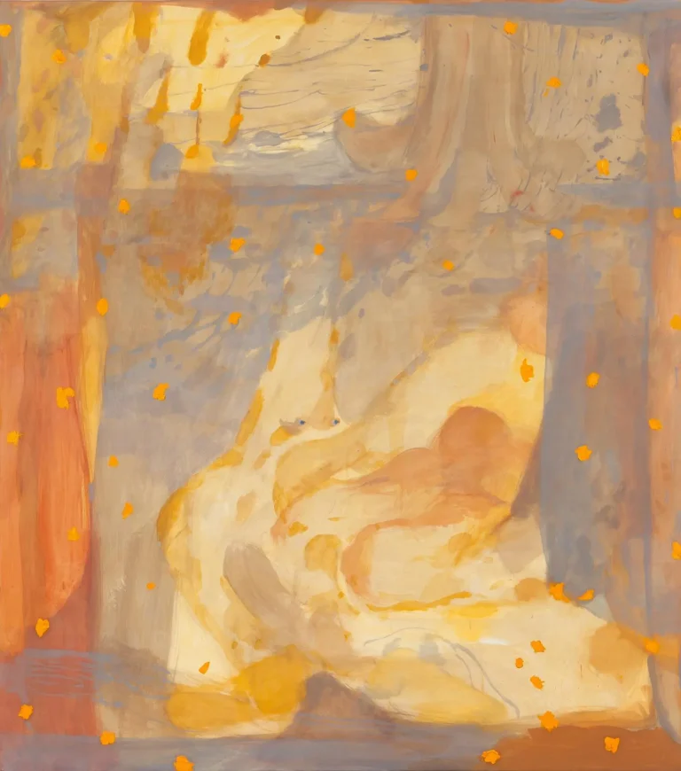 Yellow interior and marigolds