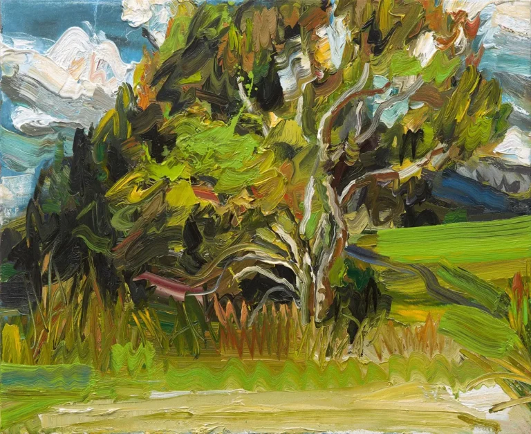 Tree in a storm