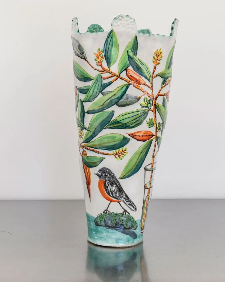 Always in my mind (Snowgum and Flame Robin)