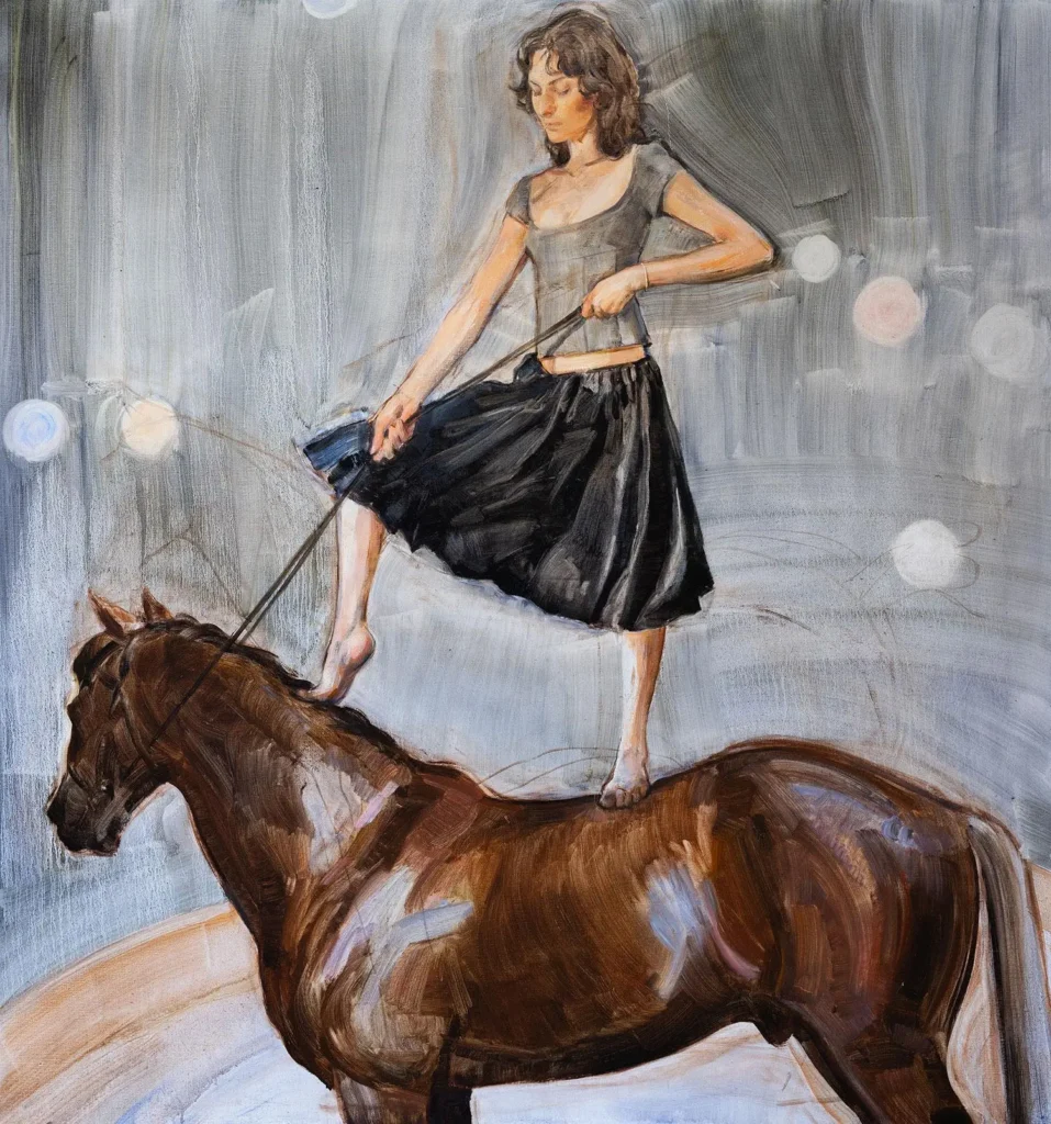 Equestrian portrait