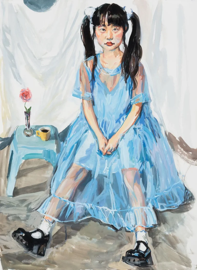 Tulle blue