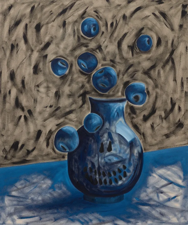 Ice is blue