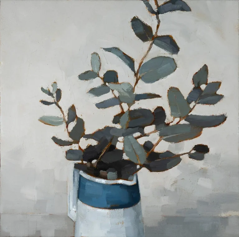 Leaves in a jug