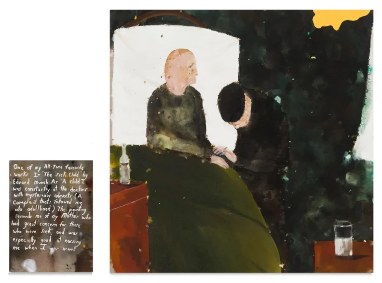 Sick child (after Munch)