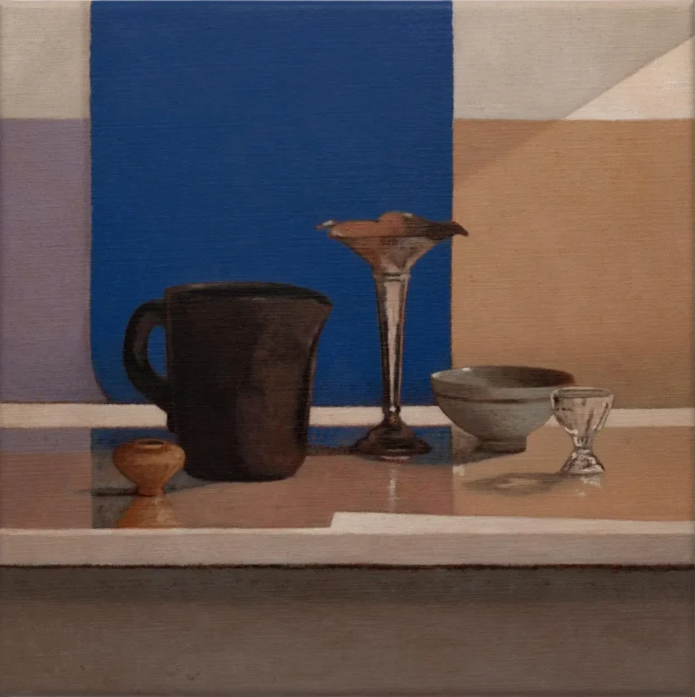 Composition in blue