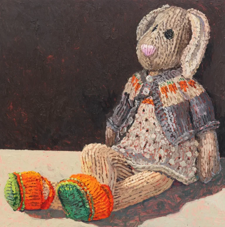 Knitted bunny
