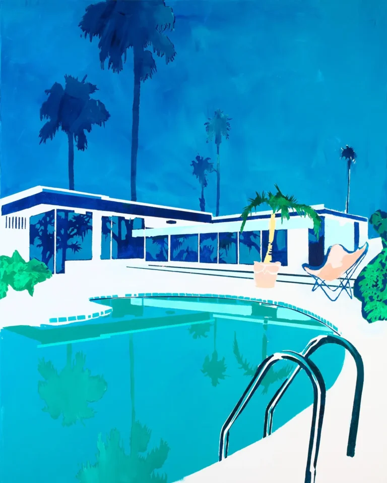 Blue modern