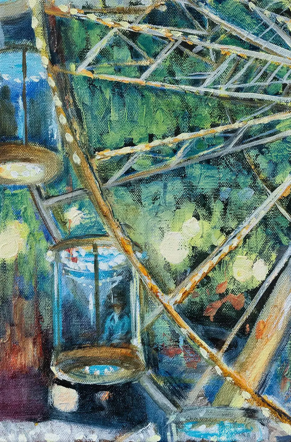 Rider of the ferris wheel