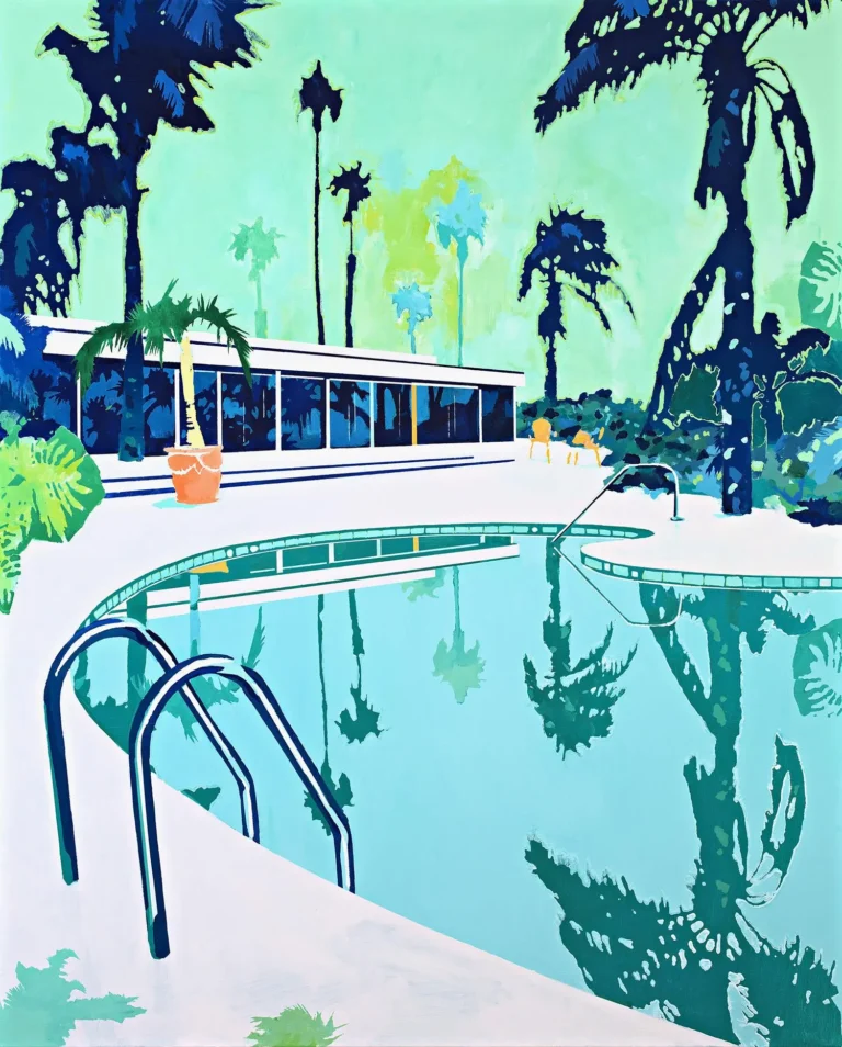 Blue green modern