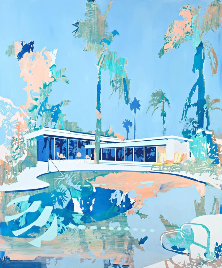Pool blue modern
