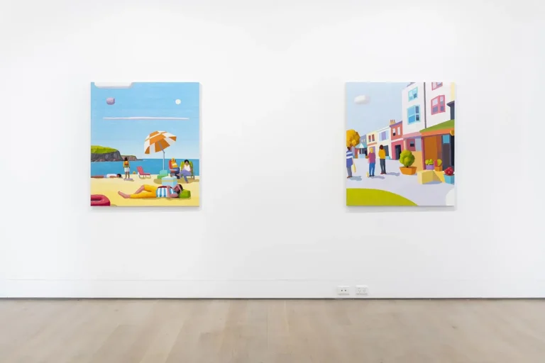 Installation view of ‘Duality’ by Michael Muir
