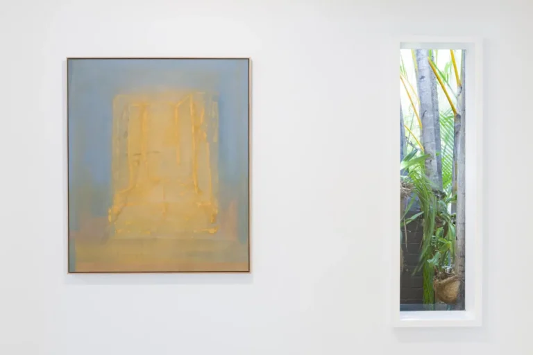 Installation view of ‘Paintings’ by Amber Wallis