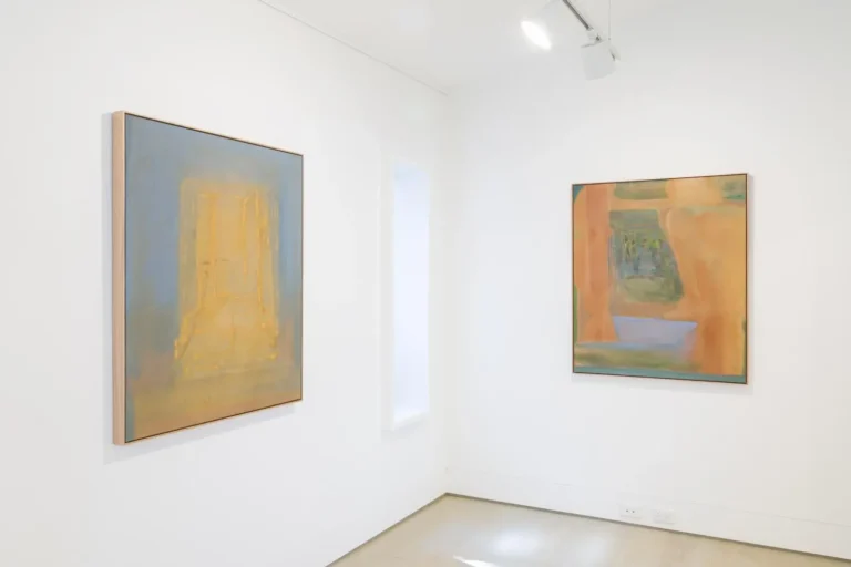 Installation view of ‘Paintings’ by Amber Wallis