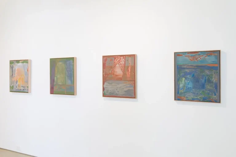 Installation view of ‘Paintings’ by Amber Wallis