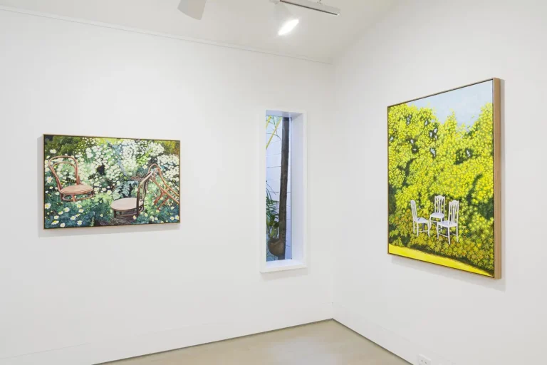 Installation view of ‘Visitors’ by Monica Rohan