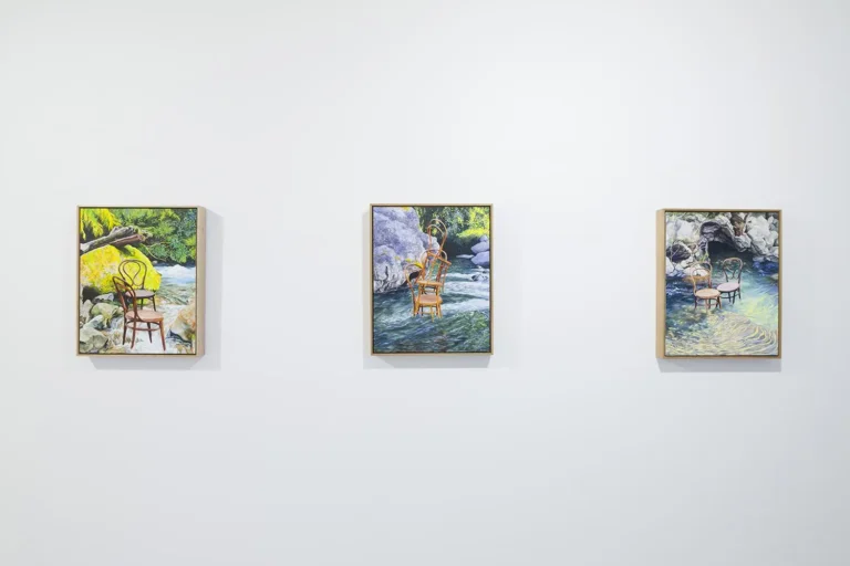 Installation view of ‘Visitors’ by Monica Rohan