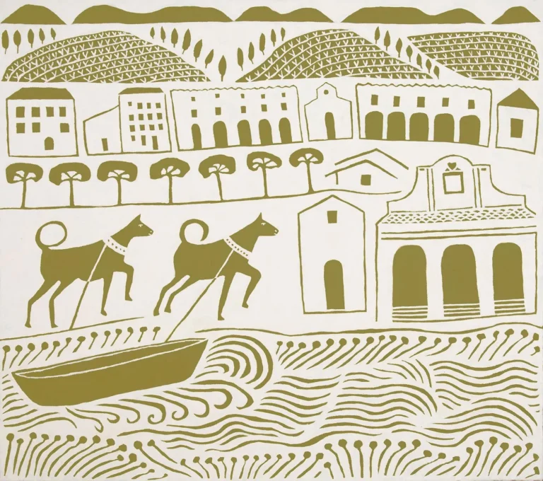The canal – hauling the harvest green