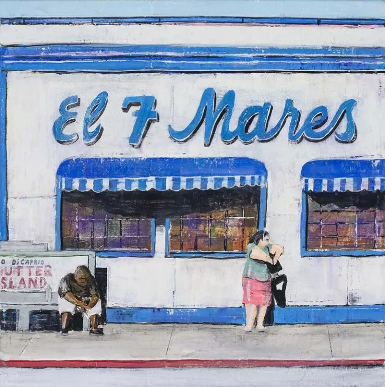 Bus stop Snnset Boulevard L.A.