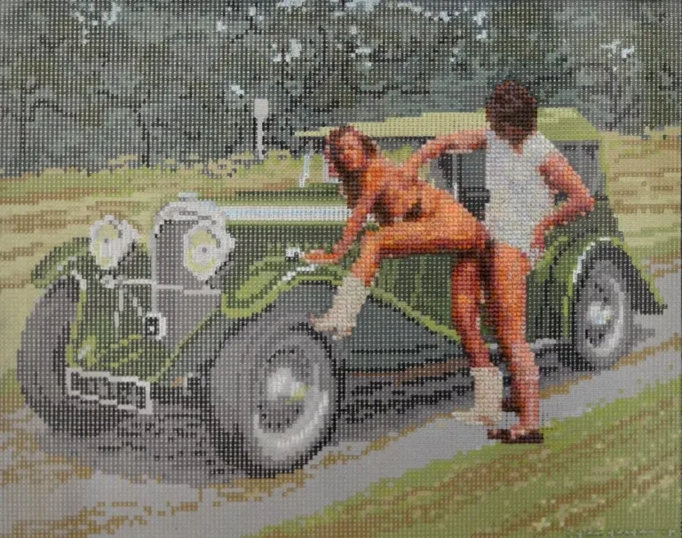 Green car
