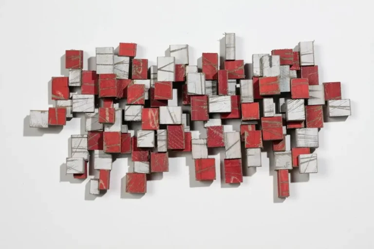 Red & white study
