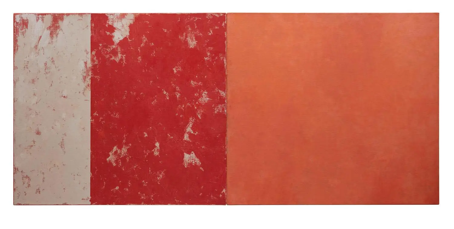Red wall painting