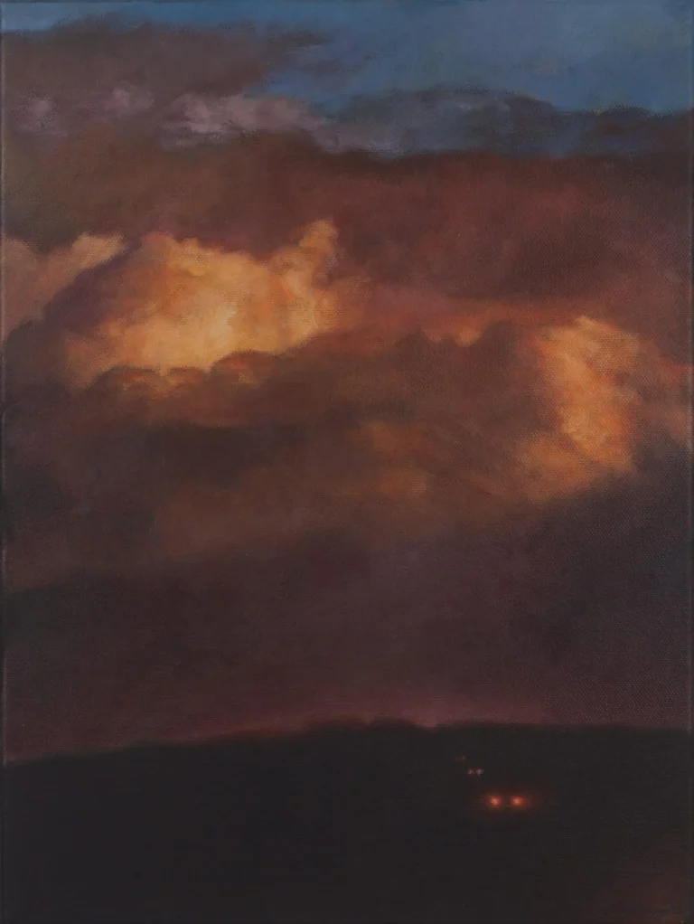 Headlights at Dusk