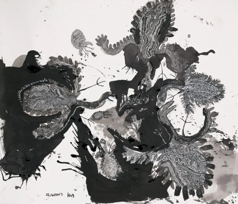 Walawuru ngunytju kukaku ananyi (Mother eagles going hunting) 81-21