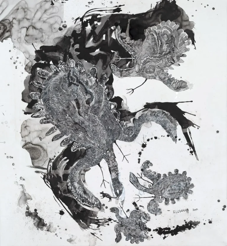 Walawuru ngunytju kukaku ananyi (Mother eagles going hunting) 216-22