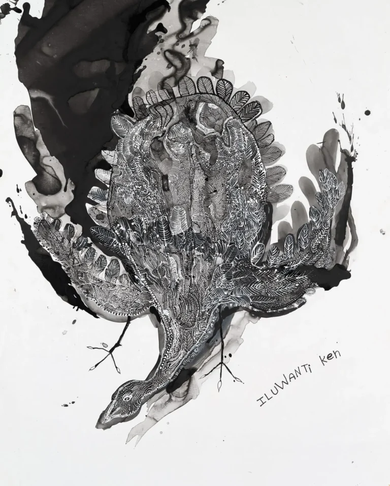 Walawuru ngunytju kukaku ananyi (Mother eagles going hunting) 231-22