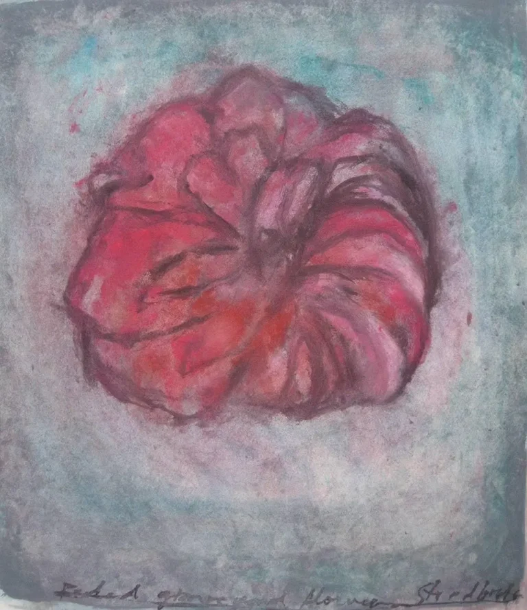 Silk grave yard flower