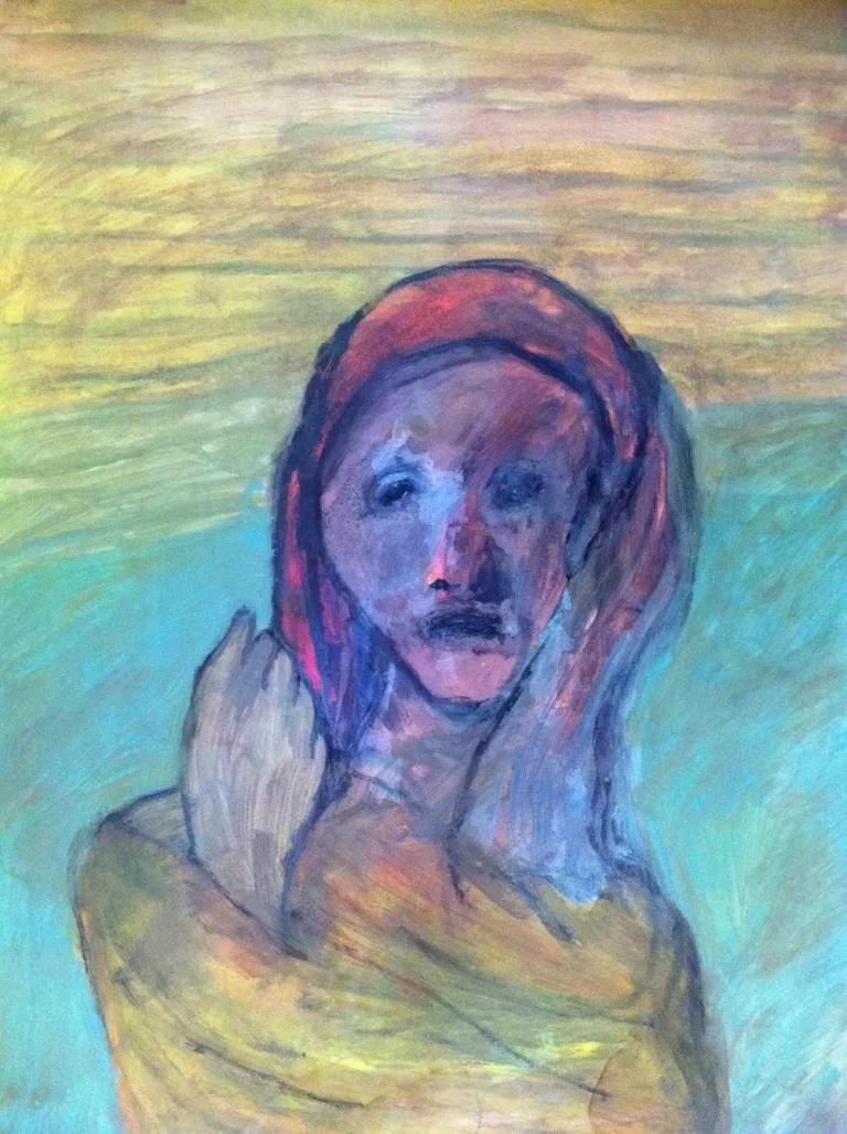 Figure At Sea