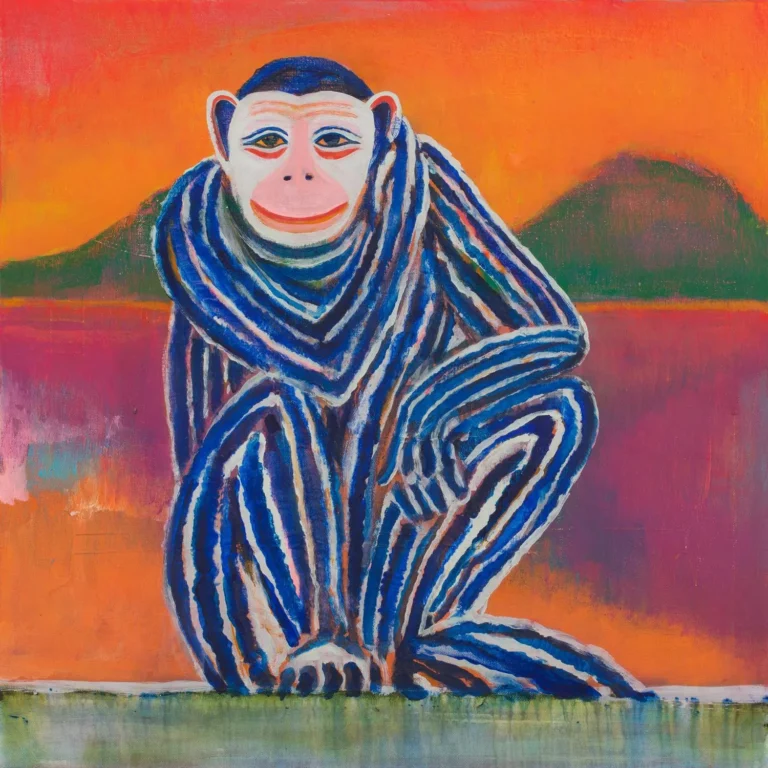 Hanuman at the lake (dawn)