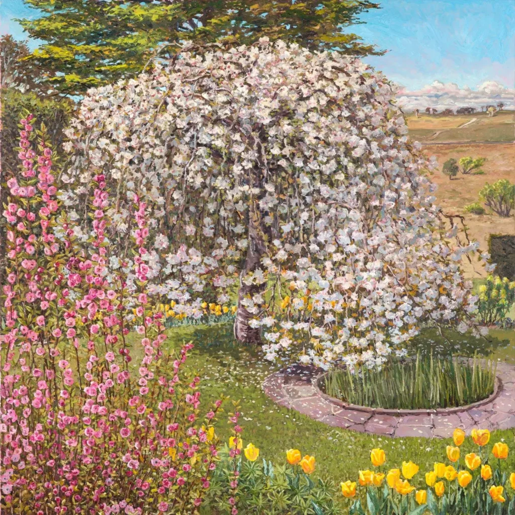 Cherry tree, double almond
