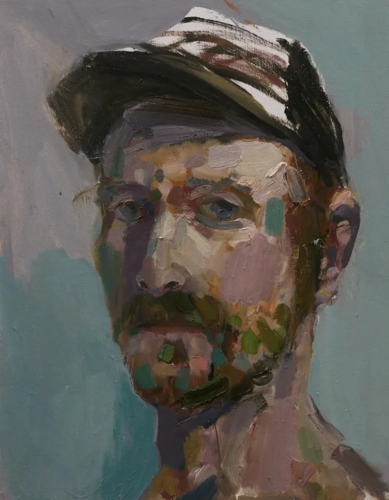 Self-portrait (the first painting)