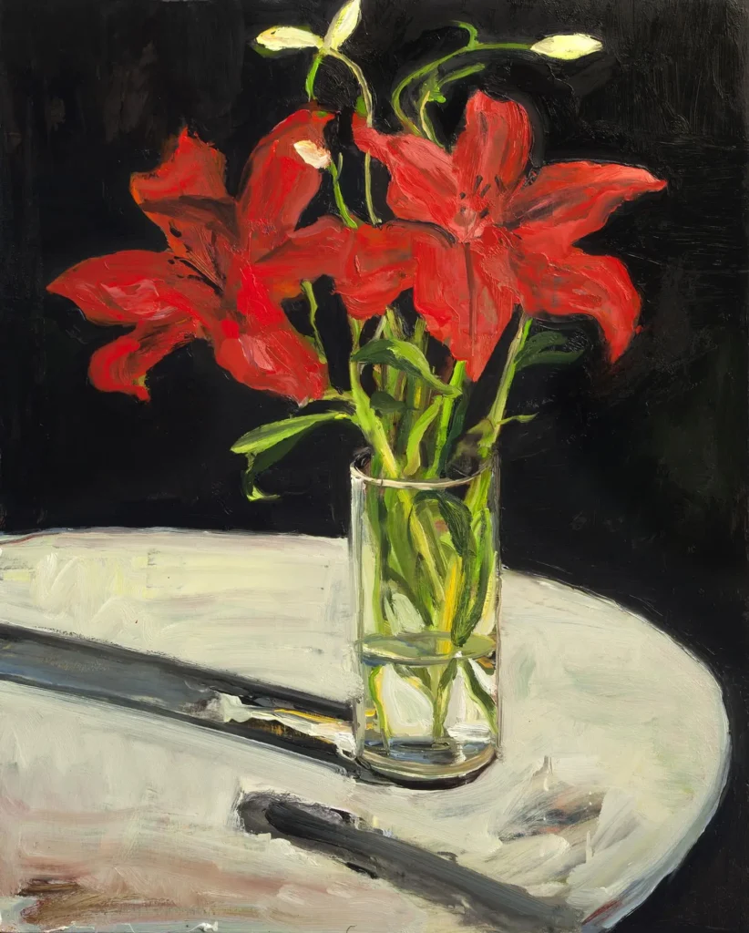 Lillies in sunlight