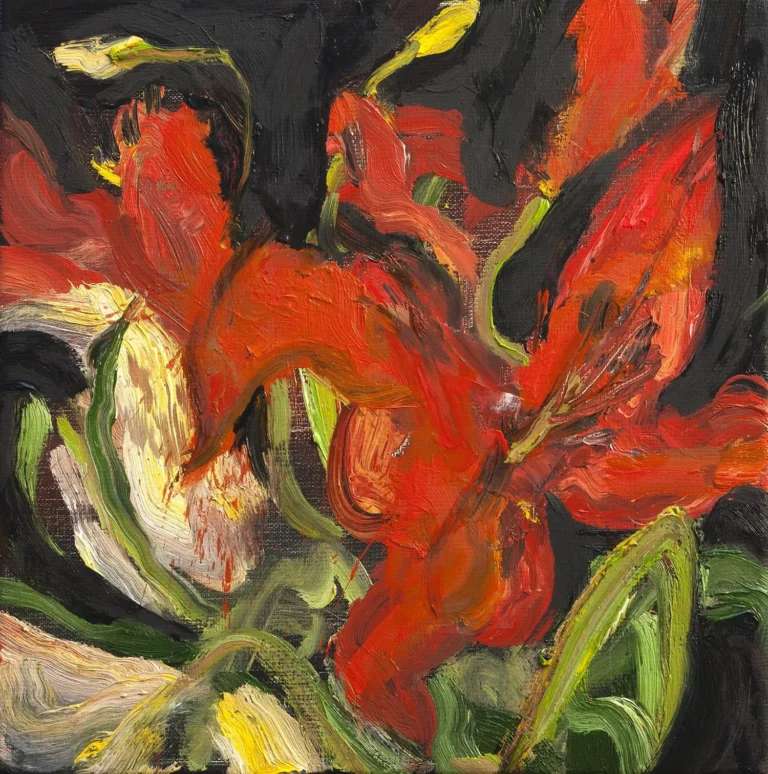 Red lillies