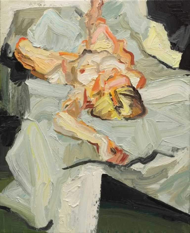 Figure on a bed