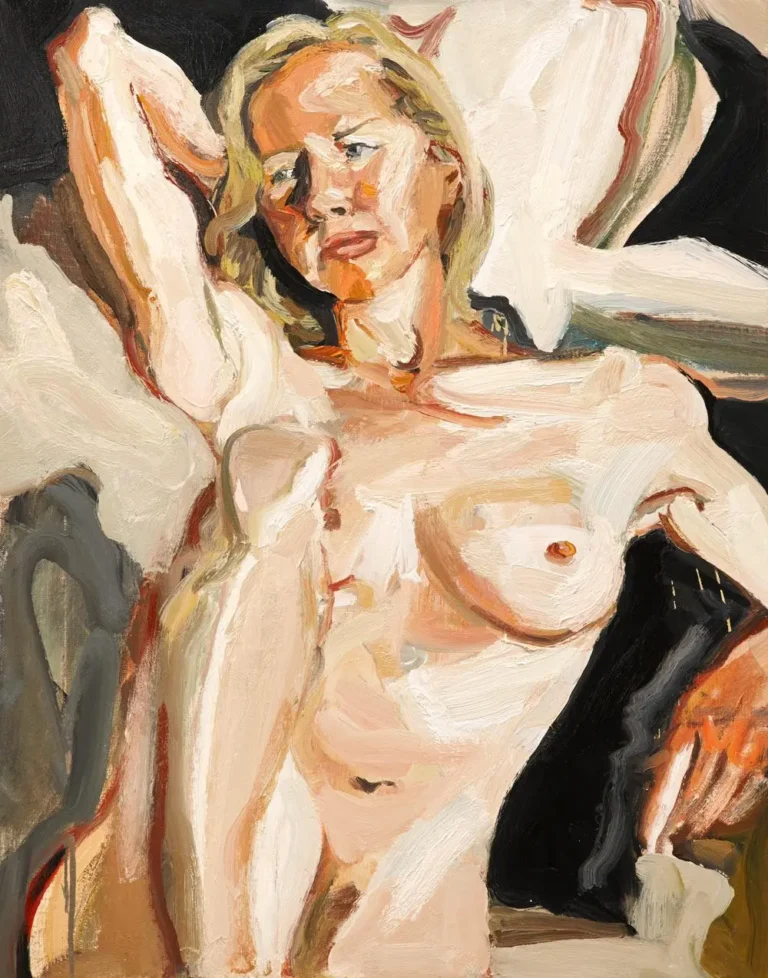 Nude with raised knee