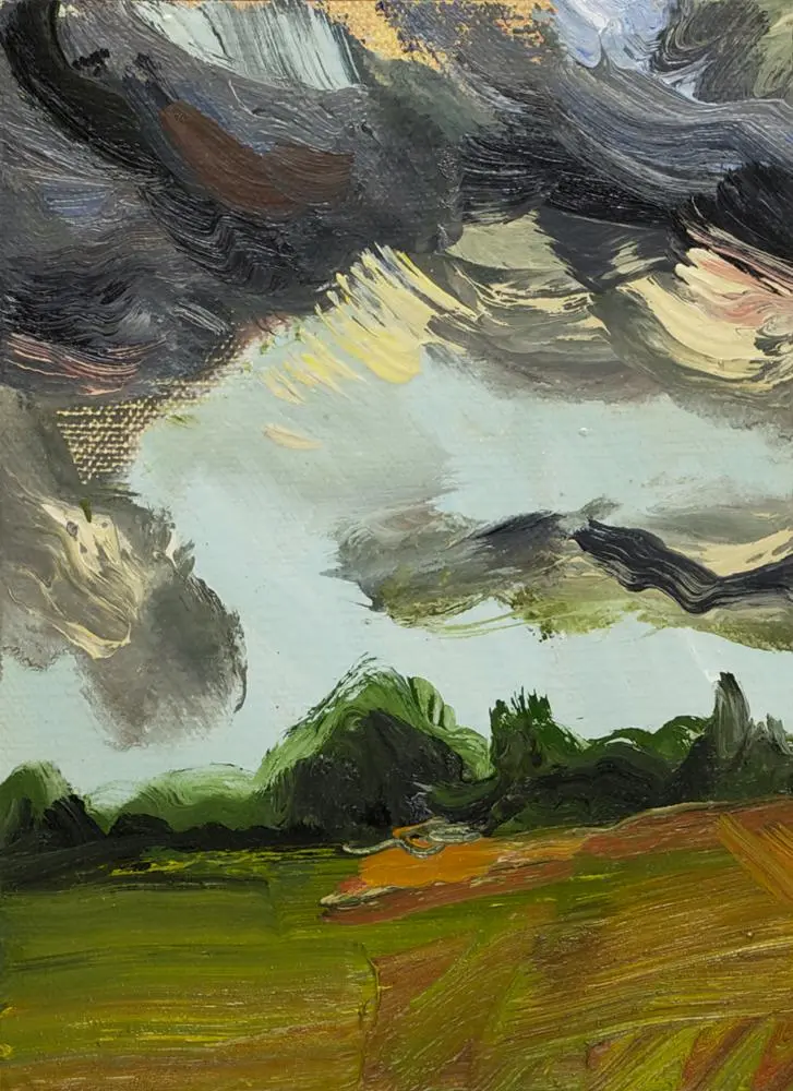 Hill End with clouds 2