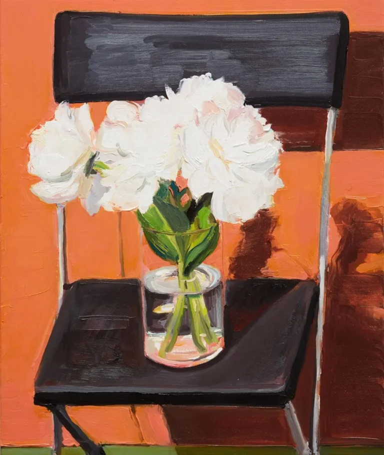Flowers on a chair