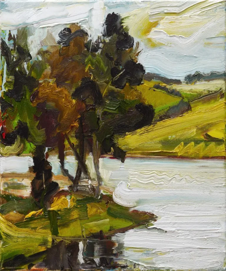 Lake after rain