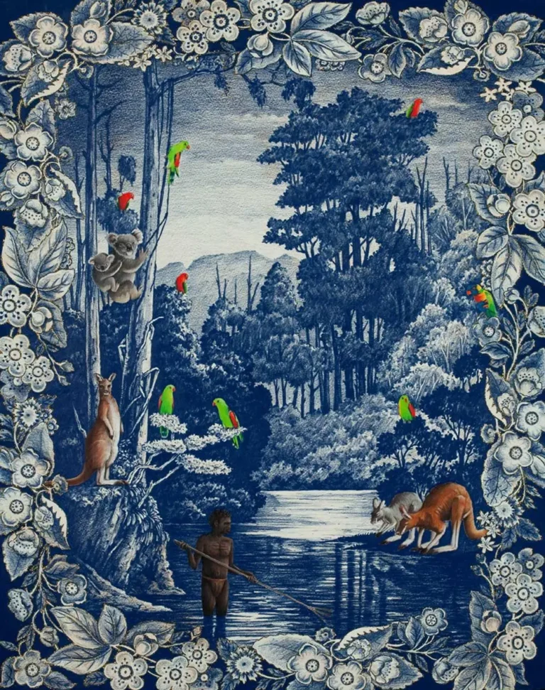 A Pictorial Scene At The Turn Of The Century