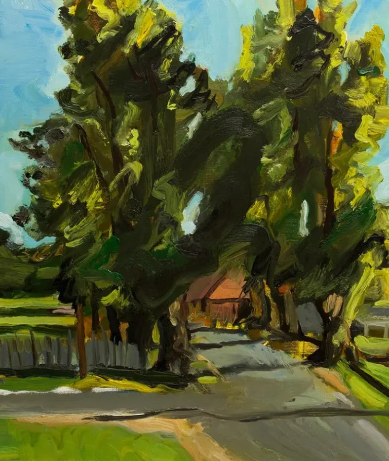 Avenue of trees
