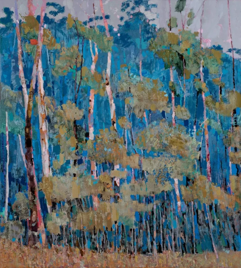 Looking through trees, Daylesford