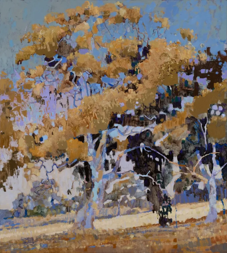 Barfold tree in winter sun